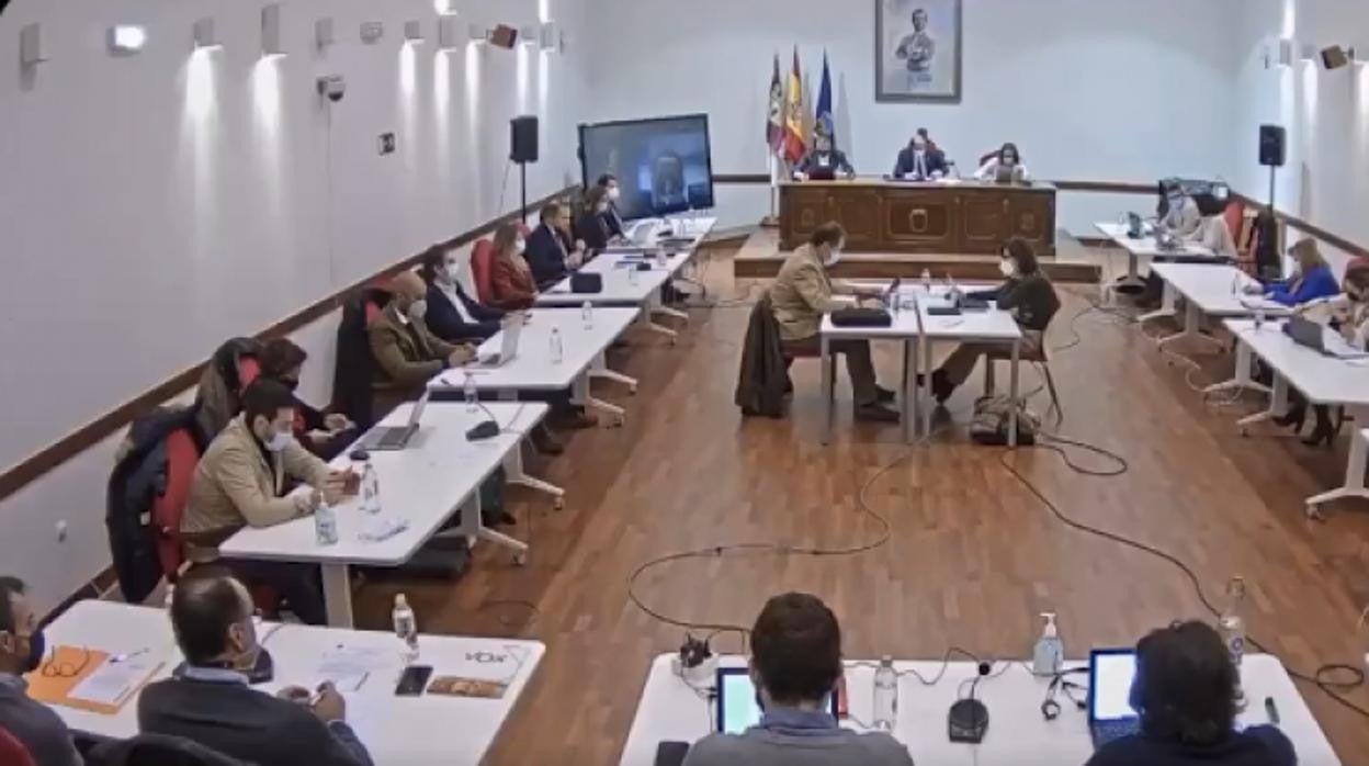 En la imagen de archivo, uno de los plenos celebrados en el consistorio