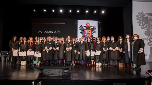 Numerosa asistencia al acto de jura del Colegio de Abogados de Toledo