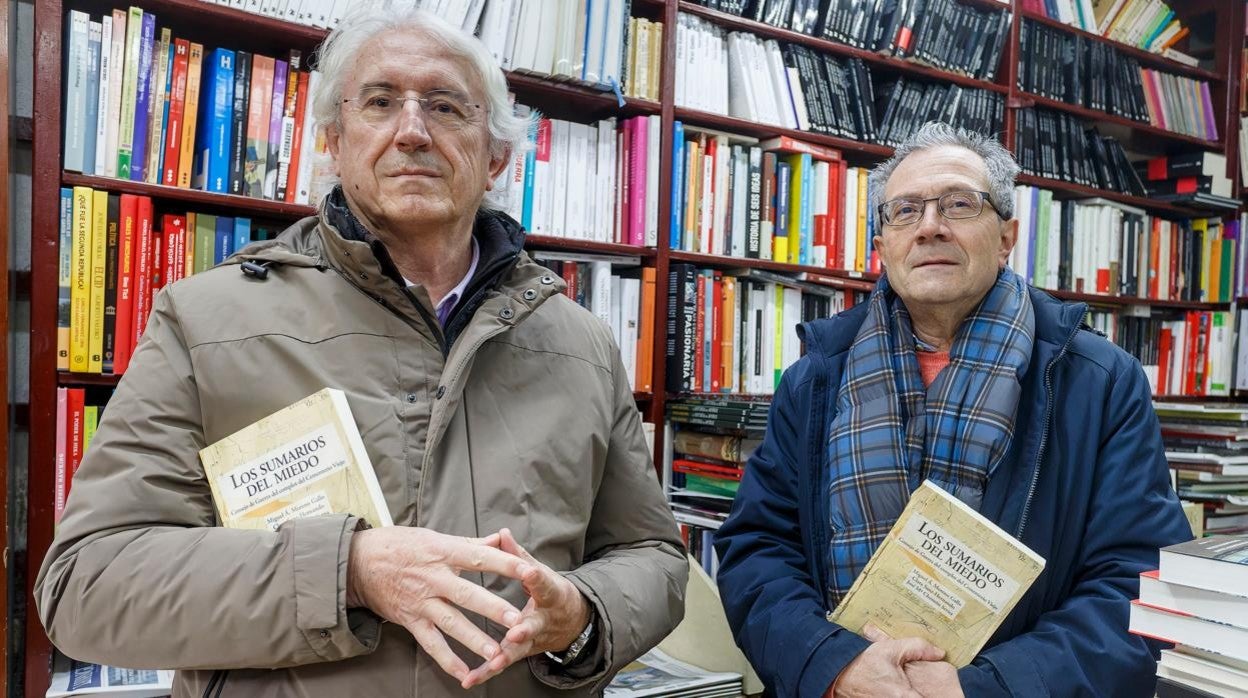 Miguel Ángel Moreno Gallo y José María Chomón Serna, profesores de la Universidad de Burgos