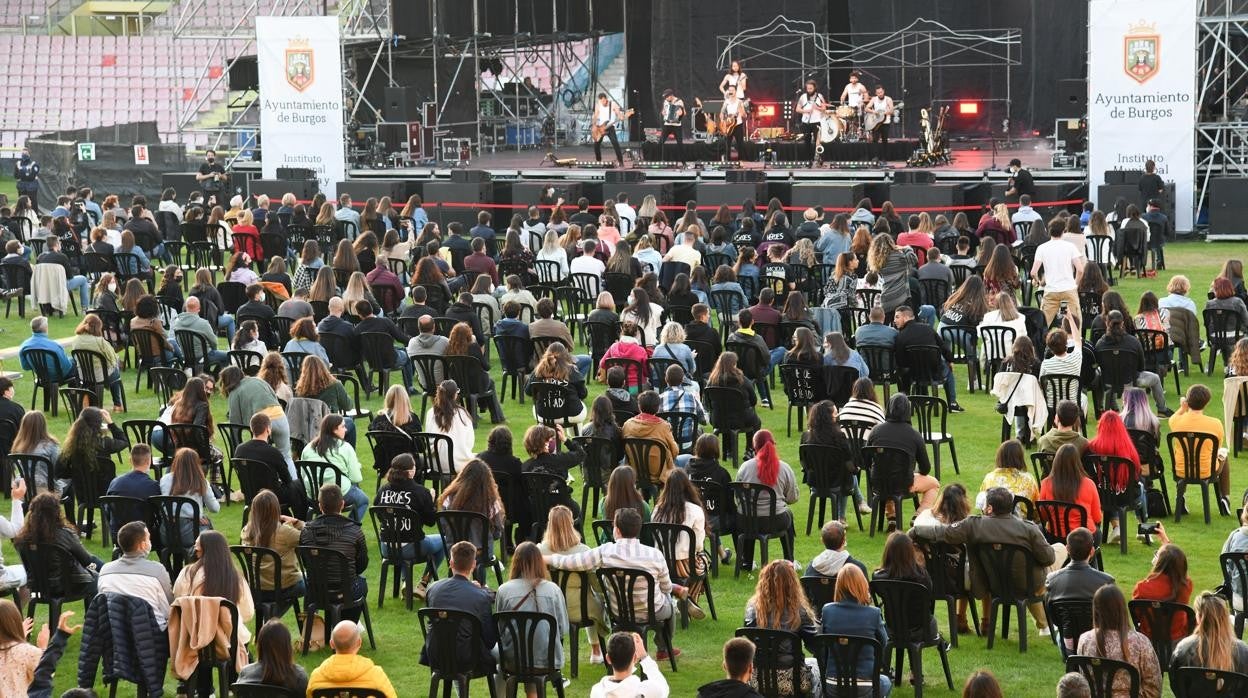 Imagen de un concierto en Burgos