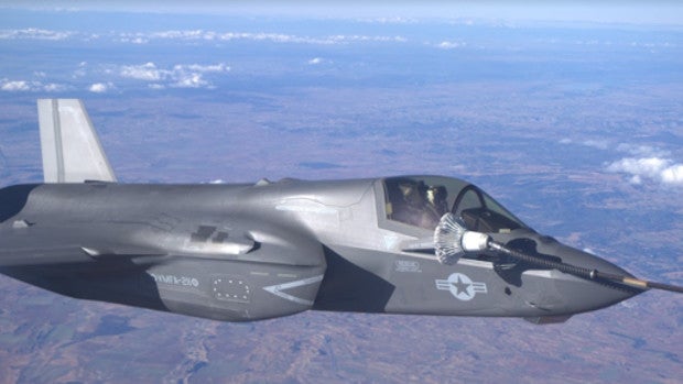 Vídeo: el repostaje de cazas F-35 y Eurofighter sobre Cuenca