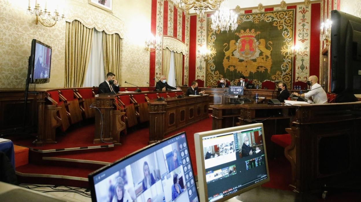 Sesión plenaria del Ayuntamiento de Alicante