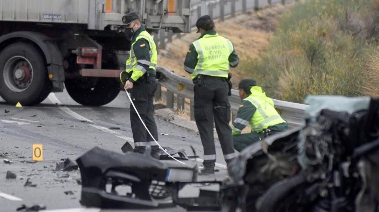 Accidente de tráfico, en una imagen de archivo