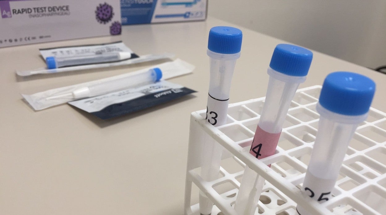 Muestras de indicadores de contagio Covid