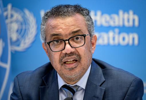 Imagen del director de la OMS, Tedros Adhanom Ghebreyesus