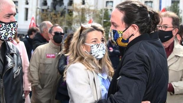 Temor en Podemos a que Díaz y su reforma laboral abran una brecha en el Gobierno con ERC y Bildu