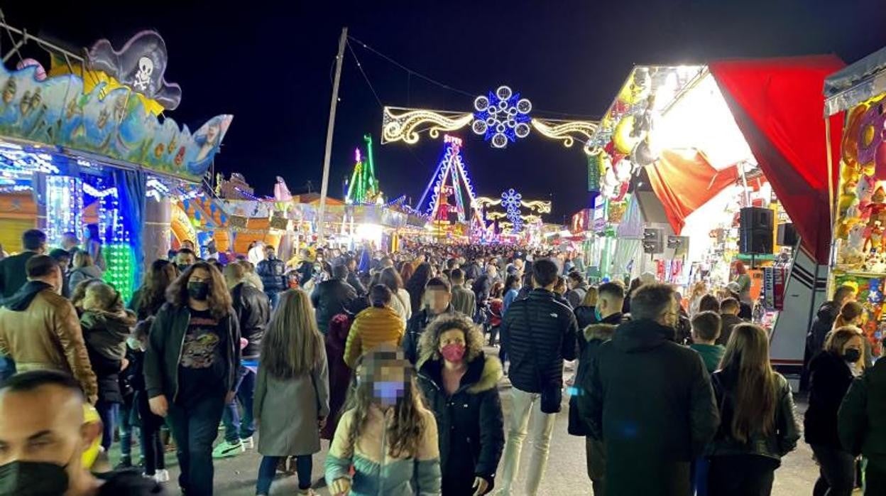 Imagen tomada en la Feria de Navidad en el recinto alicantino de Rabasa