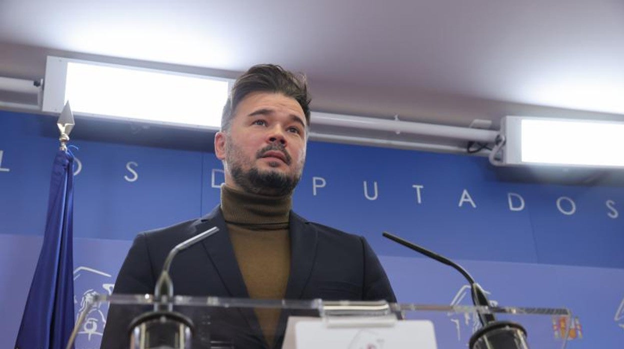 El diputado republicano Gabriel Rufián, recientemente en el Congreso