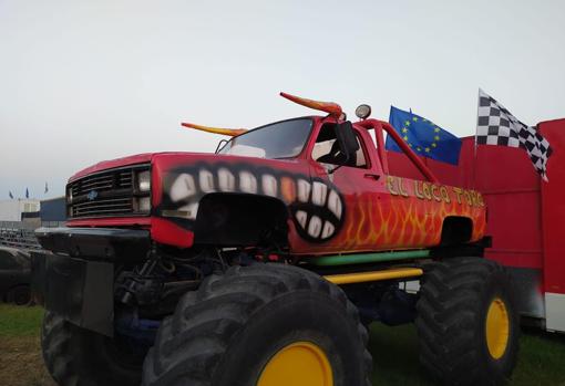 Imagen del monster truck «El Loco Toro» que participa en el evento Frank Motor Show de Valencia