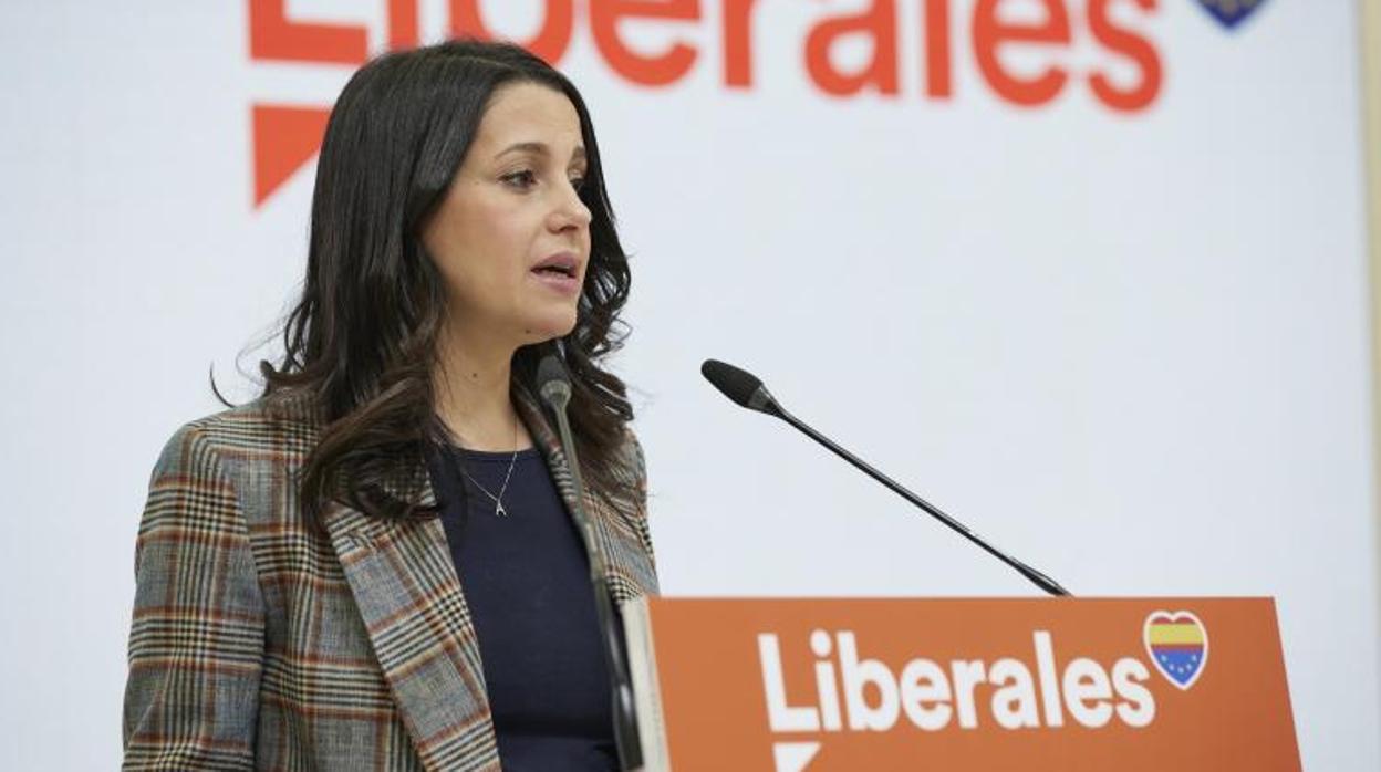 Inés Arrimadas, presidenta de Ciudadanos