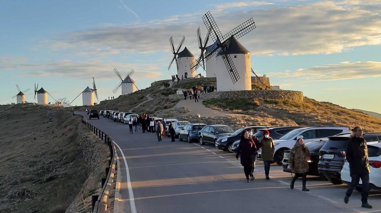 El cerro Calderico en las pasadas Navidades