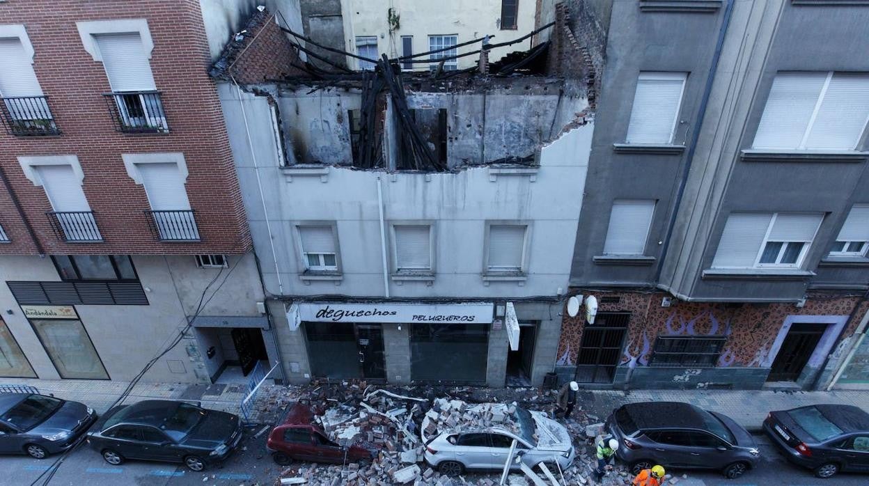 Explosión en un edificio de Ponferrada