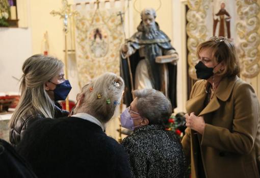 La alcaldesa asistió a la eucaristía