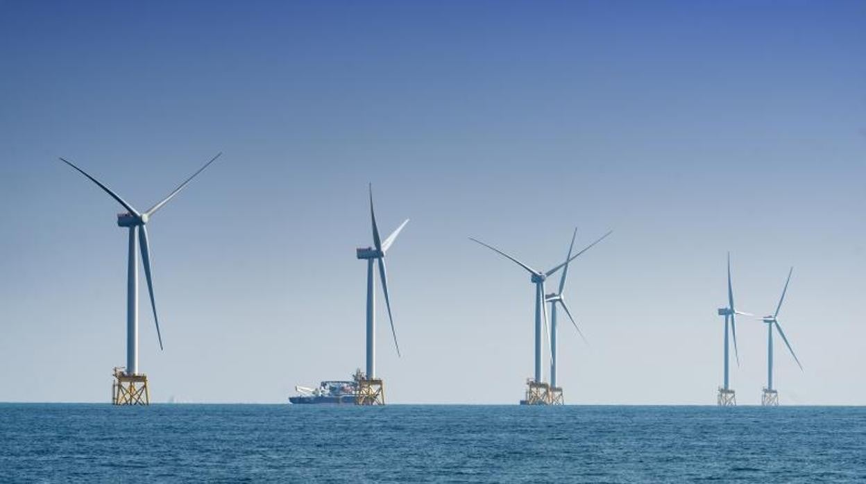 Parque eólico marino de Iberdrola en aguas británicas del Mar del Norte