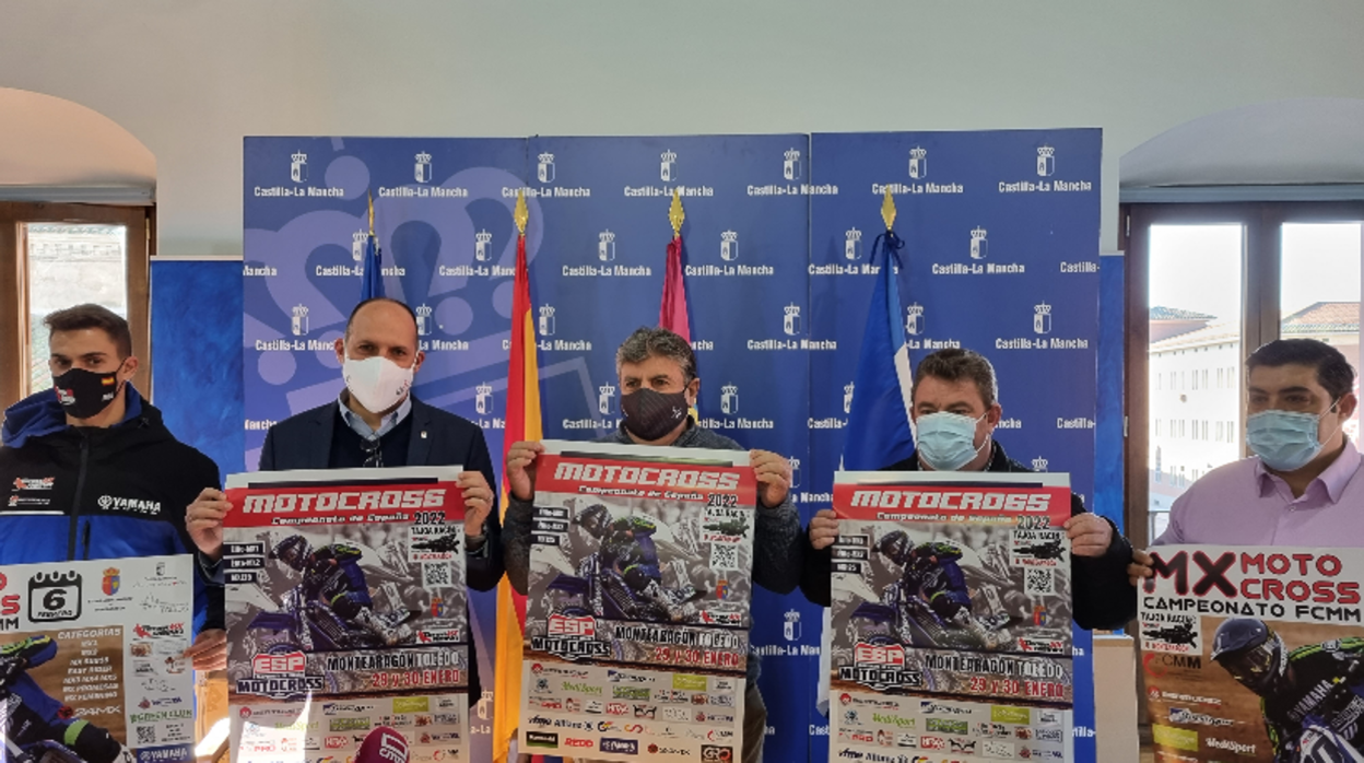 Presentación del Campeonato de Motocross en Montearagón