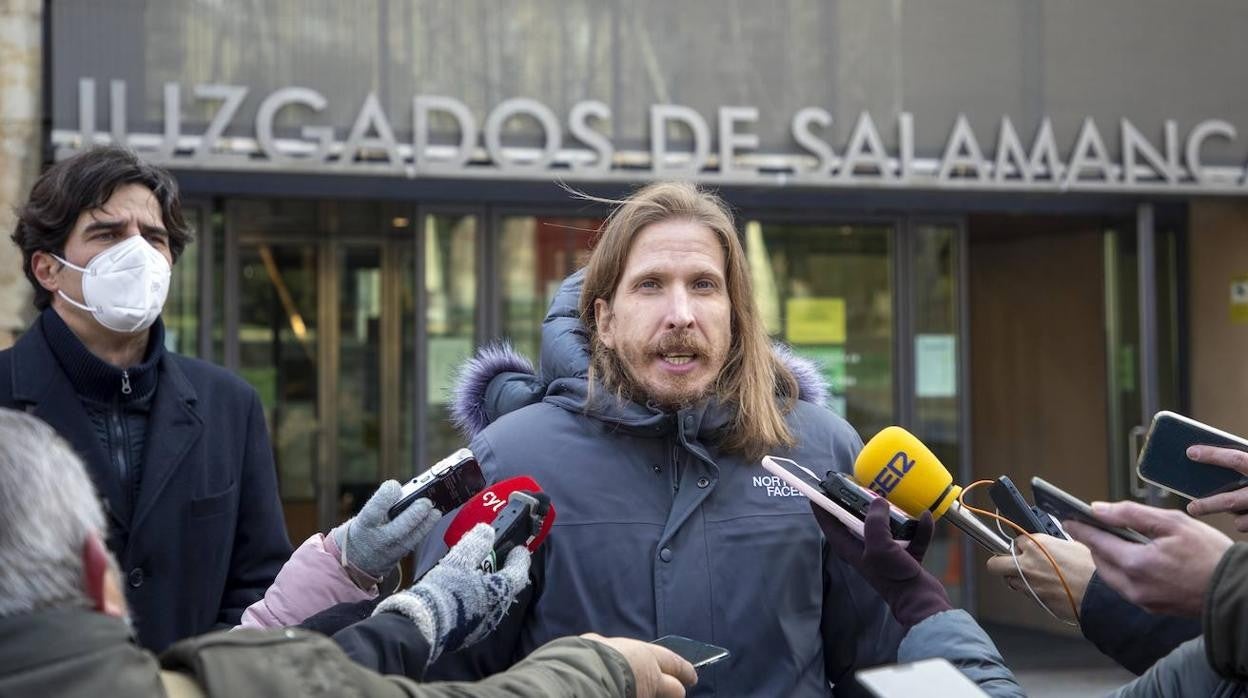 El coordinador general de Podemos en Castilla y León, Pablo Fernández