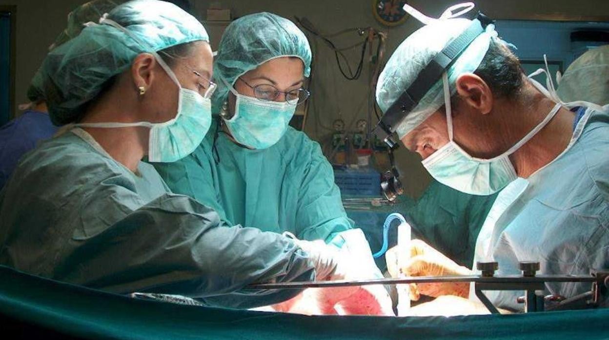 Equipo médico realiza un transplante de corazón