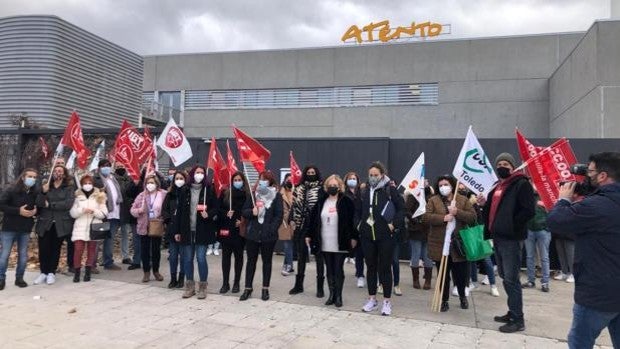 Trabajadores de Atento-Toledo harán paros el 31 de enero y 7, 14 y 21 de febrero ante la negativa de la empresa al teletrabajo