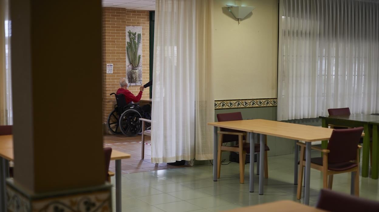 Interior de una residencia de ancianos de la Comunidad de Madrid