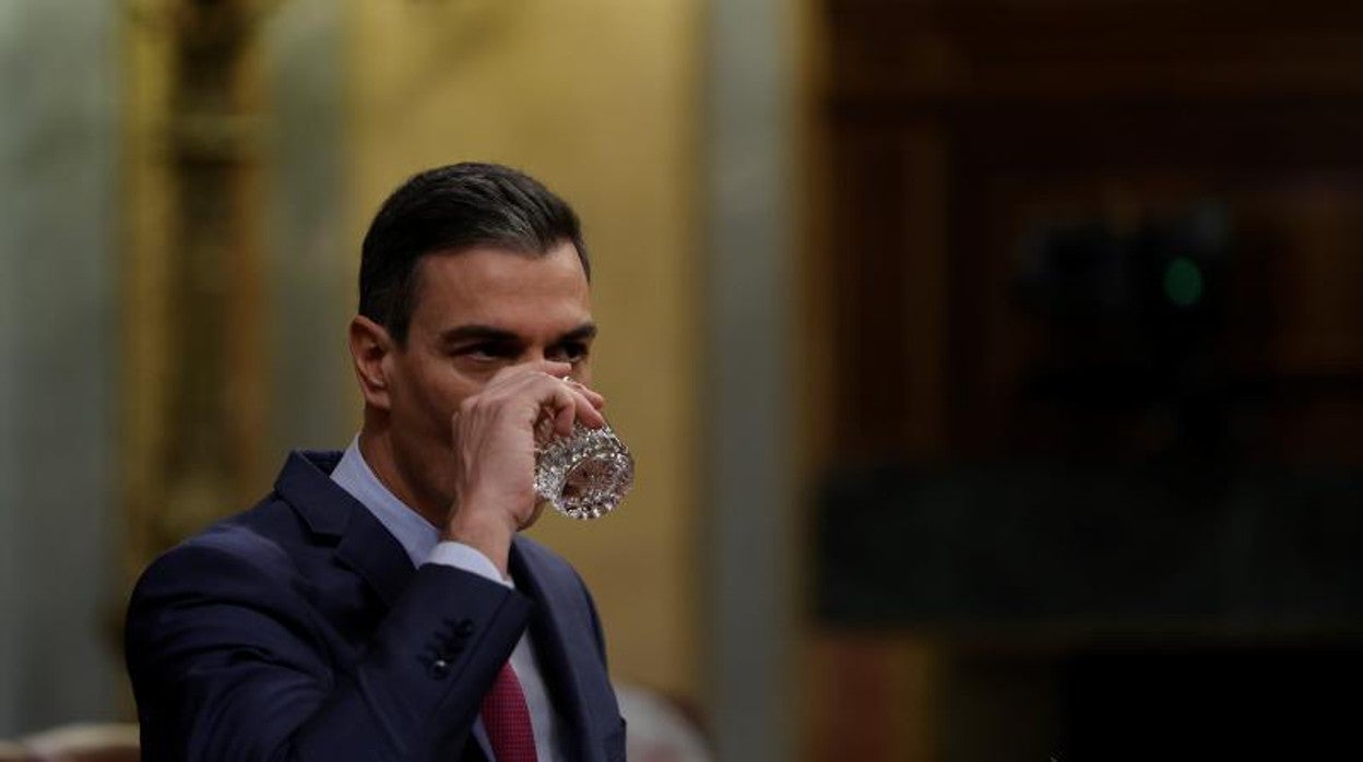 El jefe del Gobierno, Pedro Sánchez, en el Congreso en una imagen de archivo