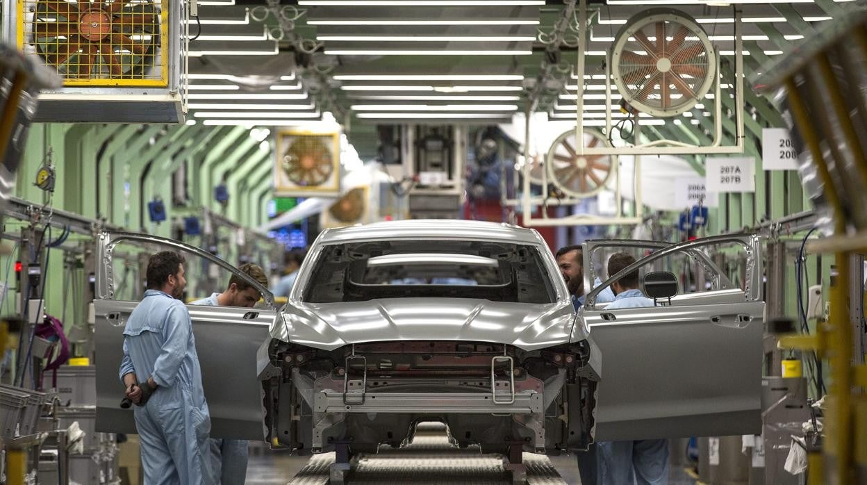 Imagen de archivo tomada en la factoría de Ford Almussafes en Valencia