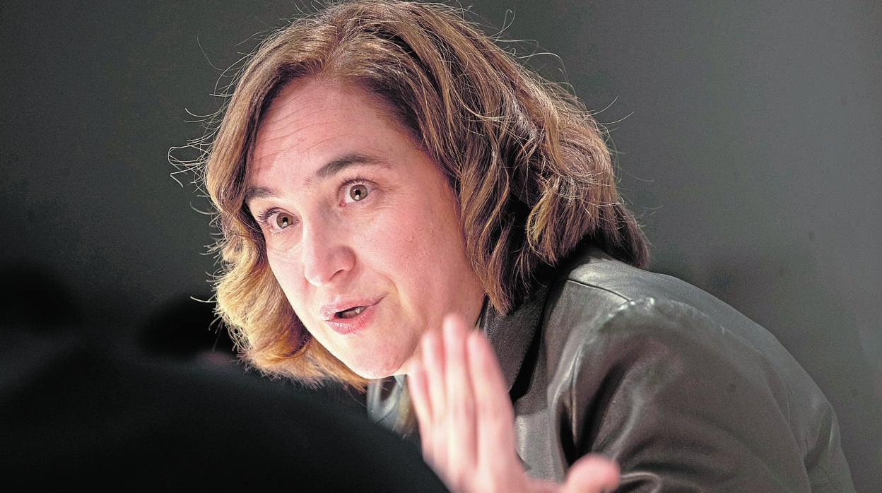 Colau, esta semana durante un acto público en Barcelona