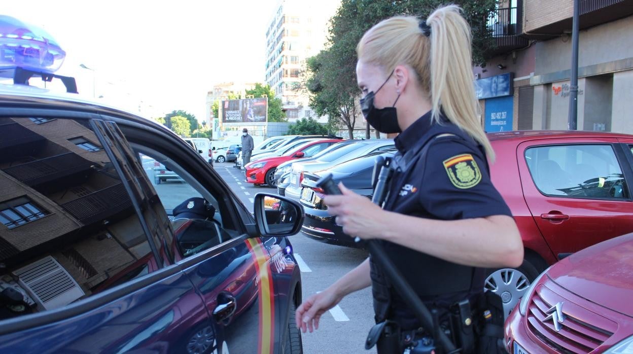 Imagen de archivo de la Policía Nacional en Valencia