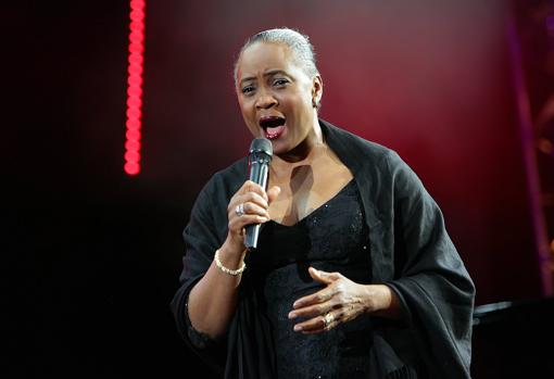 La soprano lirica Barbara Hendricks en una actuación en España