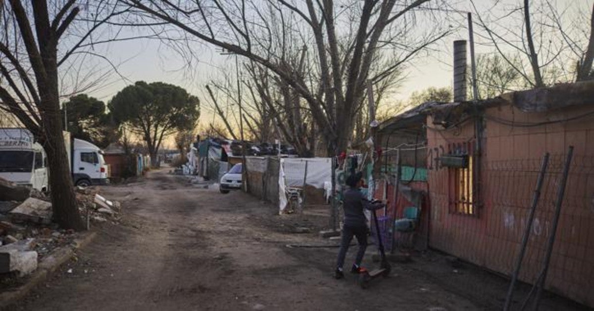La calle principal de Las Sabinas