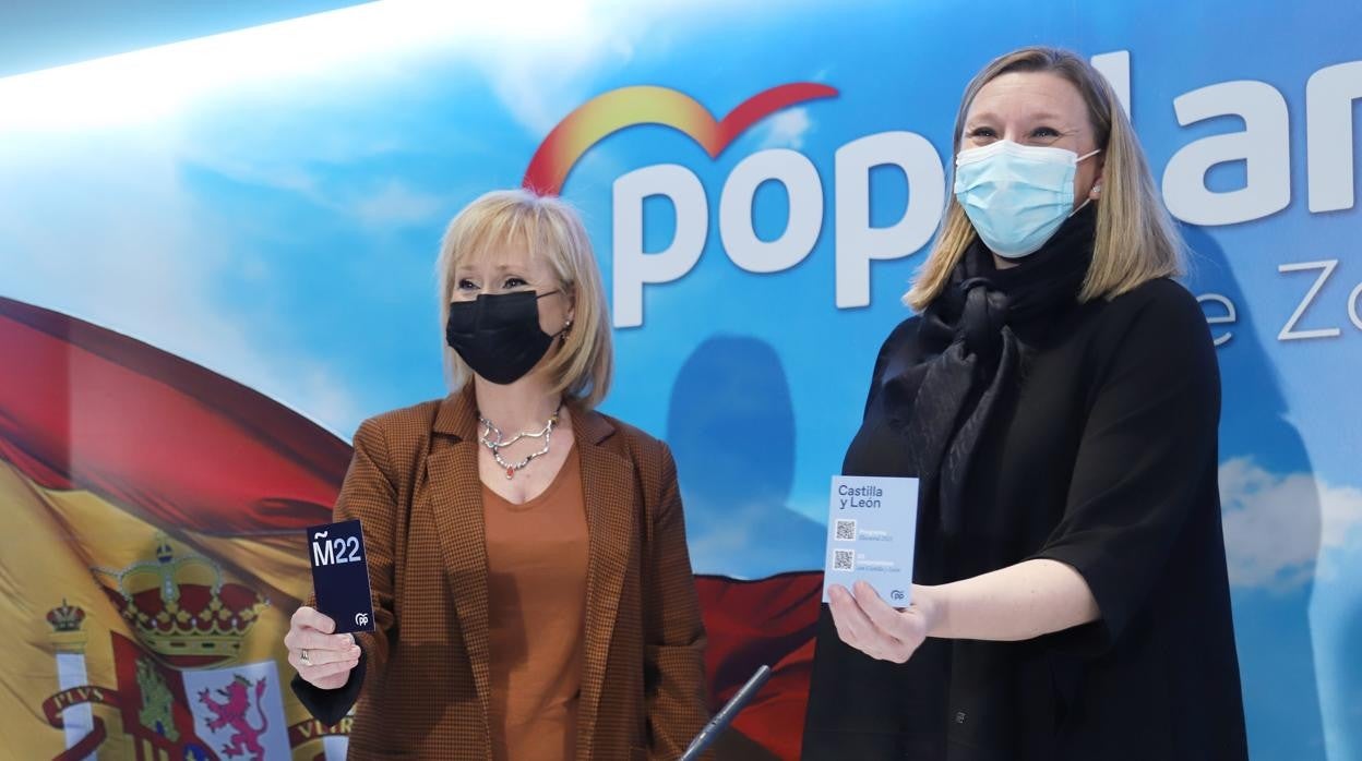 Leticia García e Isabel Blanco presentan el programa del PP en Zamora