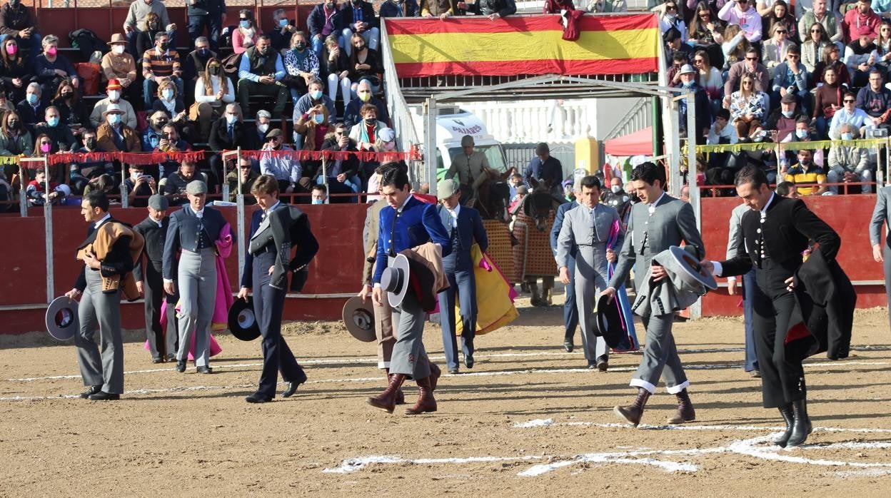 Imagen del paseíllo en Recas