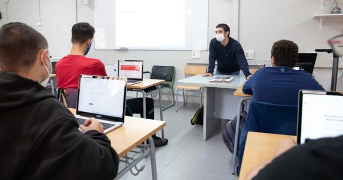 Un centro educativo catalán, en una imagen de archivo