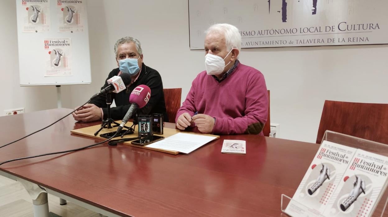 Javier Ahijado y Carlos Gil, durante la presentación del certamen