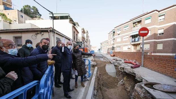 Las obras de un nuevo colector de Santa Bárbara podrían concluir a principios de marzo