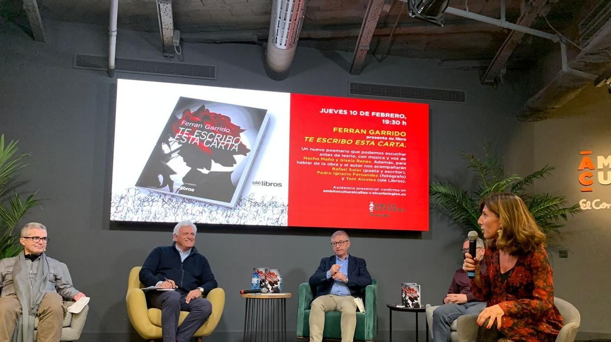 Imagen de la presentación del nuevo libro de Ferran Garrido