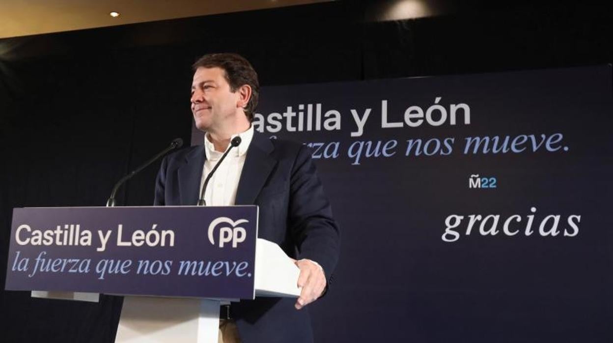 Alfonso Fernández Mañueco valora los resultados electorales