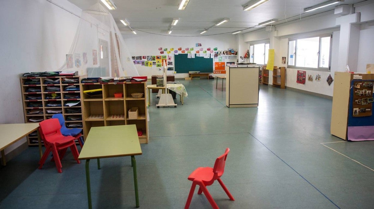 Imagen del interior de un centro educativo del País Vasco