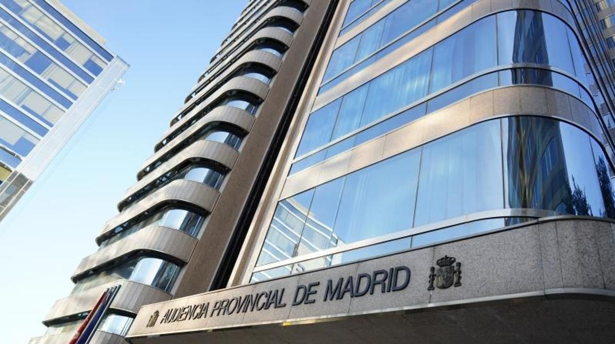 Vista exterior de la Audiencia Provincial de Madrid, el lugar donde se celebra el juicio