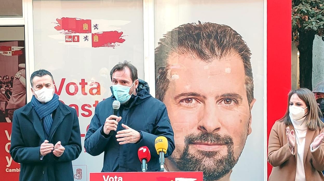 Puente, durante un acto en la pasada campaña electoral