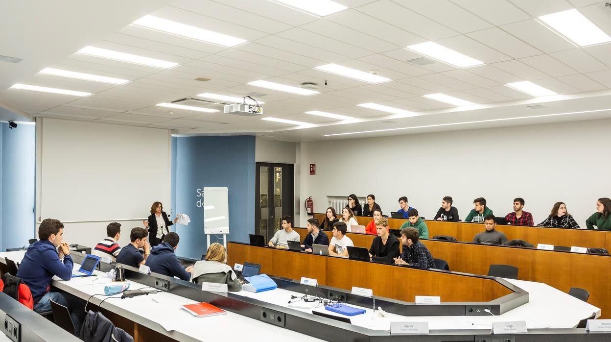 Aula del campus de Vigo