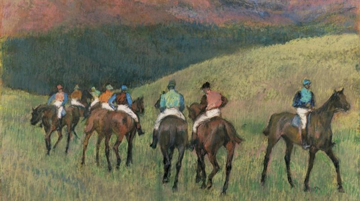 «Caballos de carreras en un paisaje», de Degas, vendido por la Baronesa Thyssen por más de 20 millones de euros