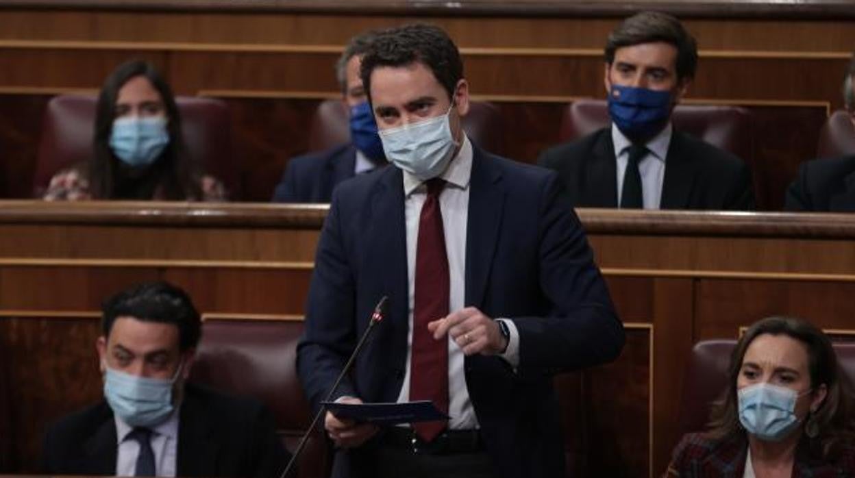 Teodoro García Egea en el Congreso de los Diputados