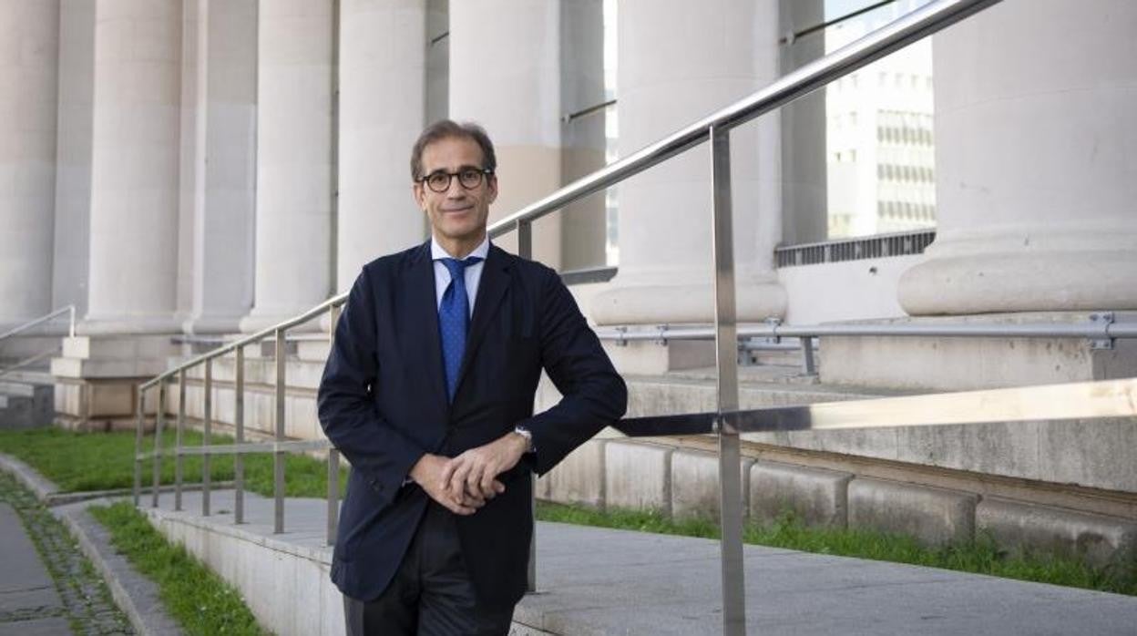 Pau Relat, al lado de las instalaciones de Fira de Barcelona