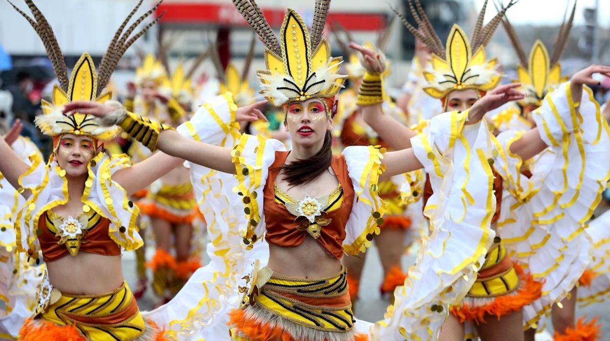Una de las comparsas más originales que ha desfilado en el Carnaval de Toledo