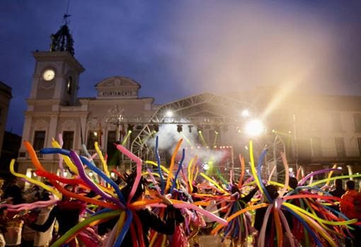 La plaza Mayor de Guadalajara ha acogido los actos del Carnaval 2022
