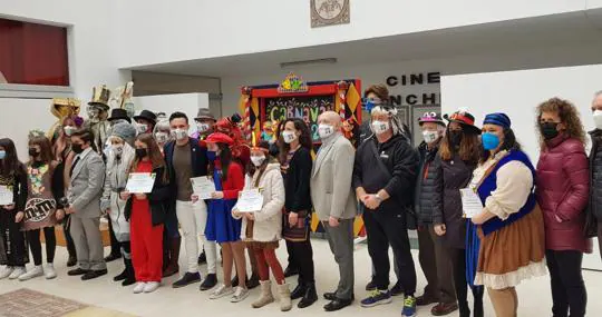 La entrega de premios del concurso del cartel del Carnaval 2022 en Tarazona de la Mancha (Albacee)
