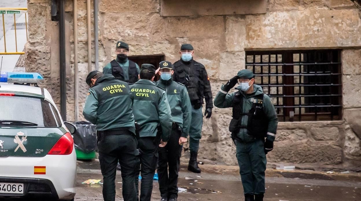 Guardia Civil en el lugar del suceso