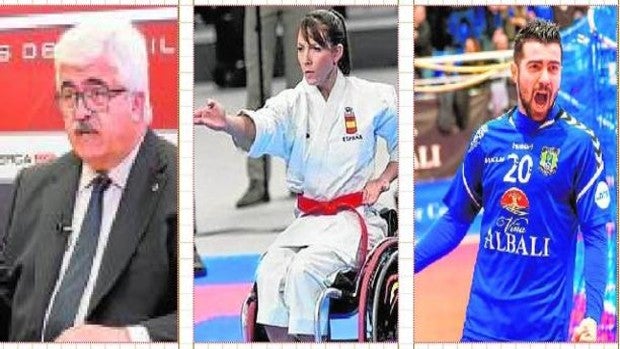 Eloy Molina, Isabel Fernández y Chino, Medallas de Oro al Mérito Deportivo de Castilla-La Mancha