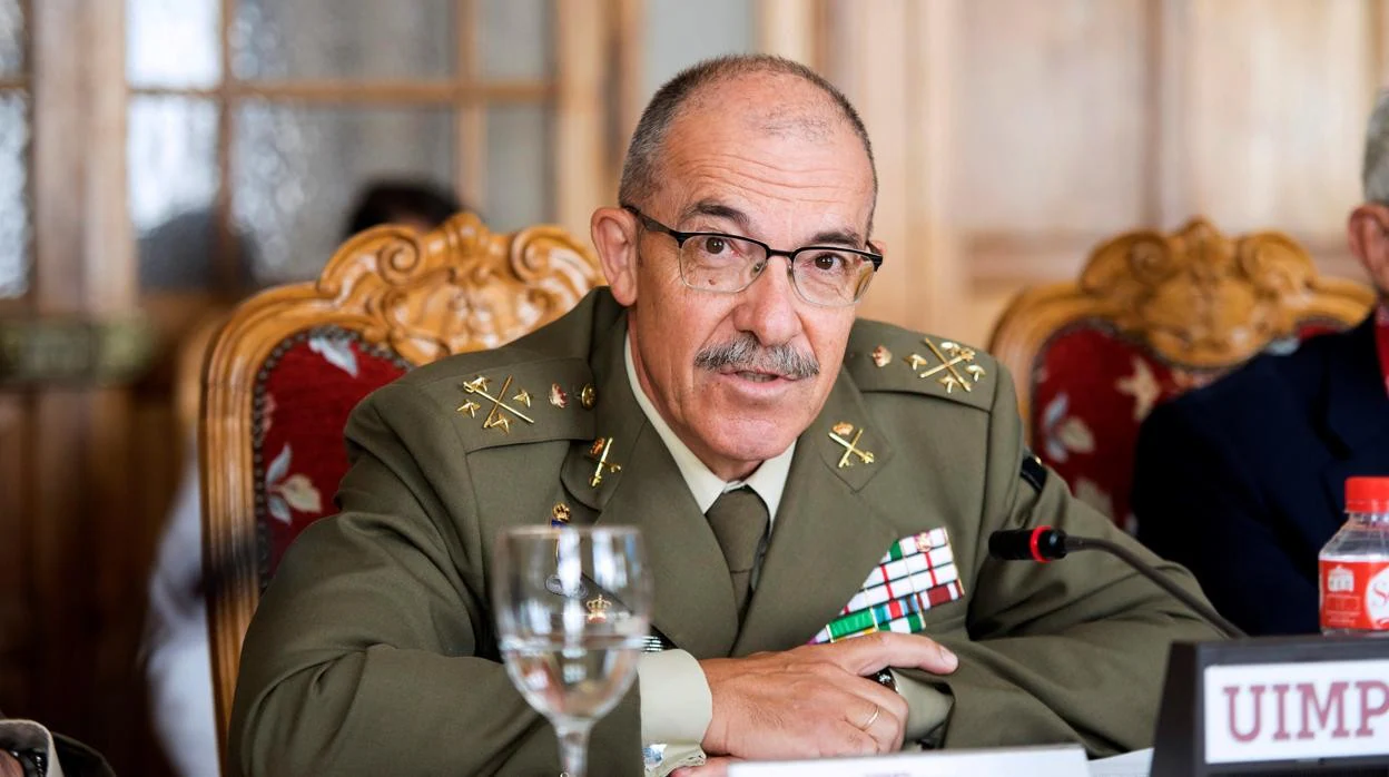 El general Fernando Alejandre, cuando era jefe de Estado Mayor de la Defensa (Jemad), en julio de 2018