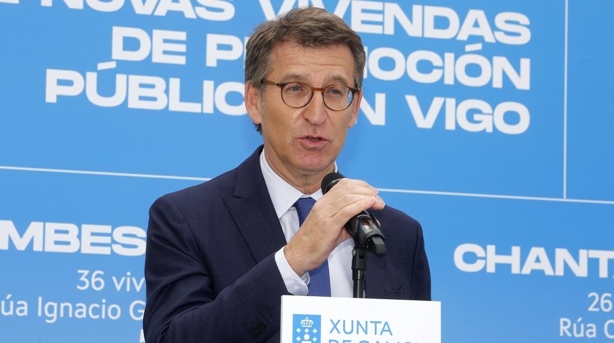 El presidente de la Junta de Galicia y uno de los líderes del PP, Alberto Núñez Feijóo